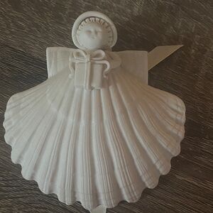Charming Cream Angel Ornament